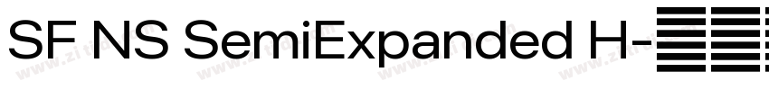 SF NS SemiExpanded H字体转换 SF NS SemiExpanded H字体转换